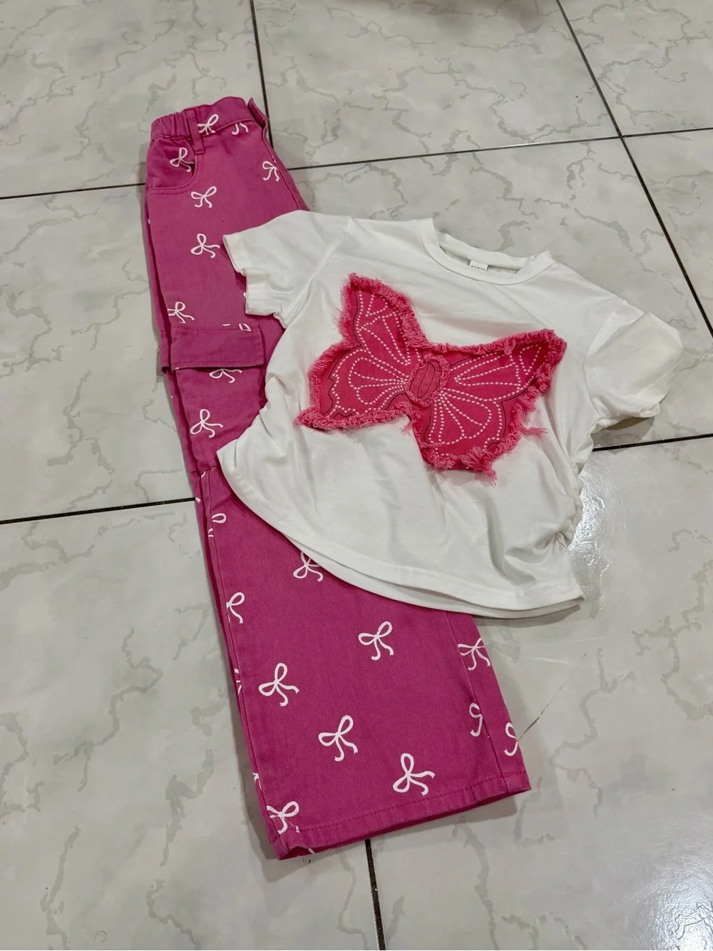 Pink Bow Outfit Girls Size 10 SHEIN SO AMAZING
